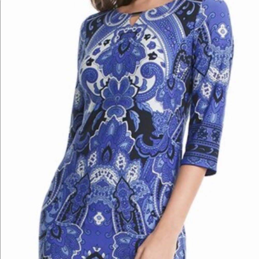 Blue shift dress - used